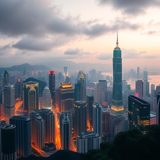 動態的香港天際線