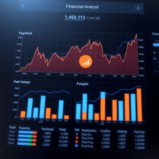 含有圖表的財務分析報告