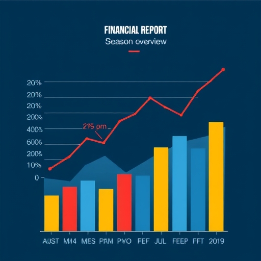 財報季概覽的圖表