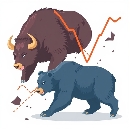 牛市與熊市的插圖