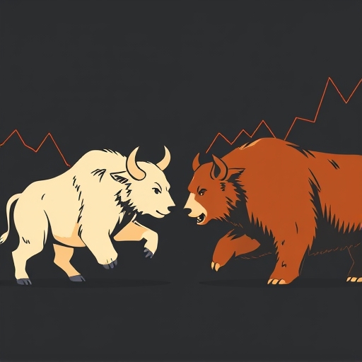 A股與美股牛市與熊市的插圖
