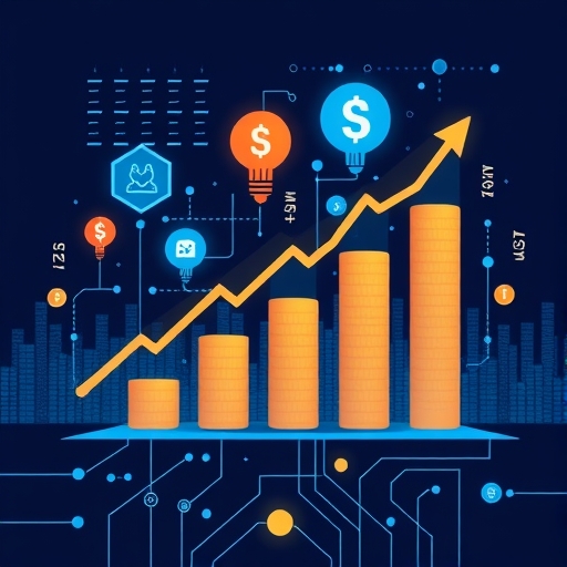 金融科技增長的插圖