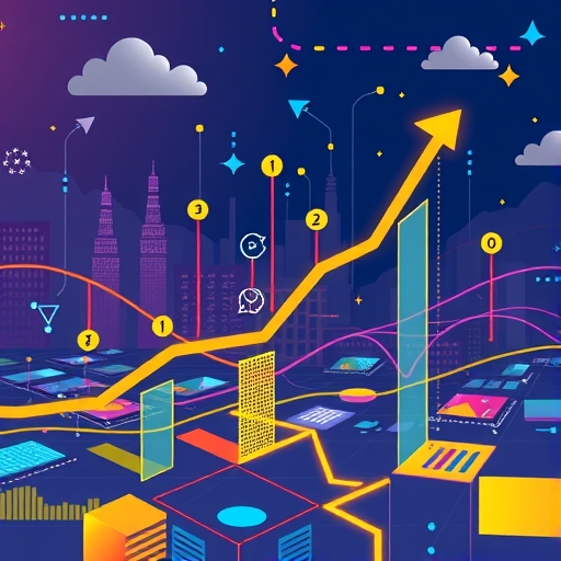 金融科技增長的插圖