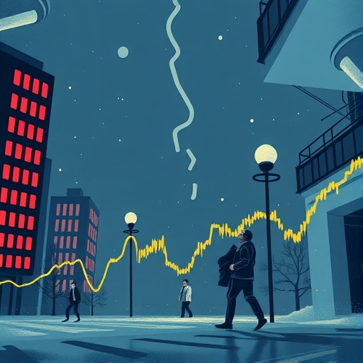 股市不確定性的插圖