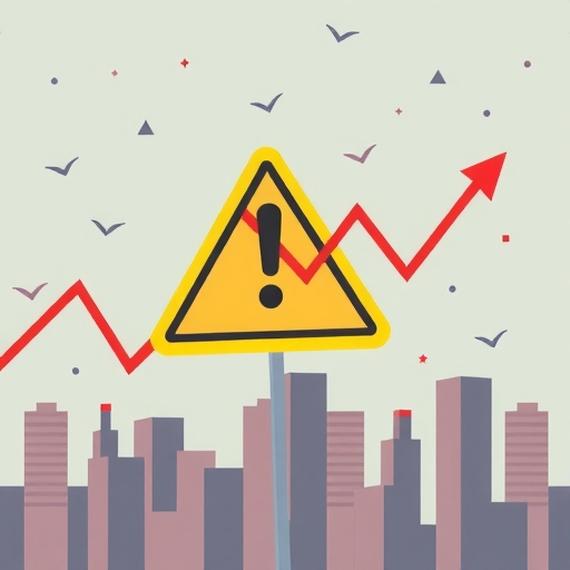 市場波動警告的插圖
