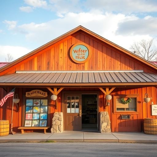 一間鄉村零售商店面