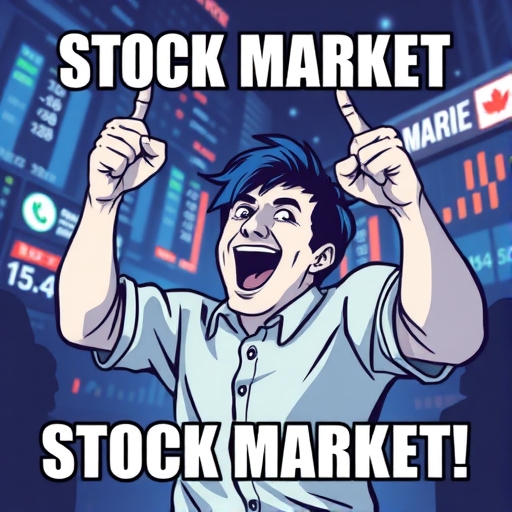 股市圖表顯示股票價格上升