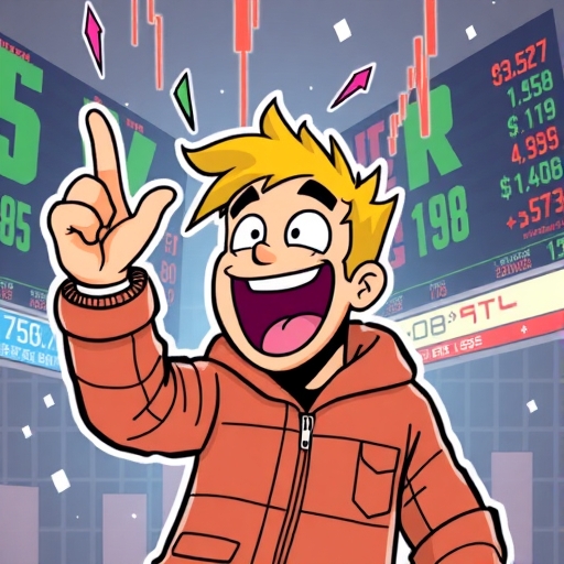 一群人聚集在電腦前討論股票