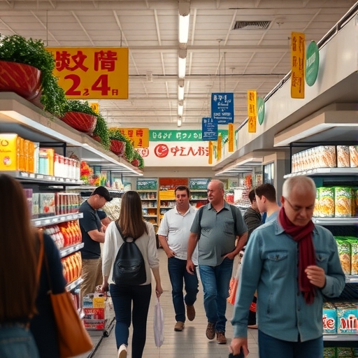 一位男子正在街頭交易股票