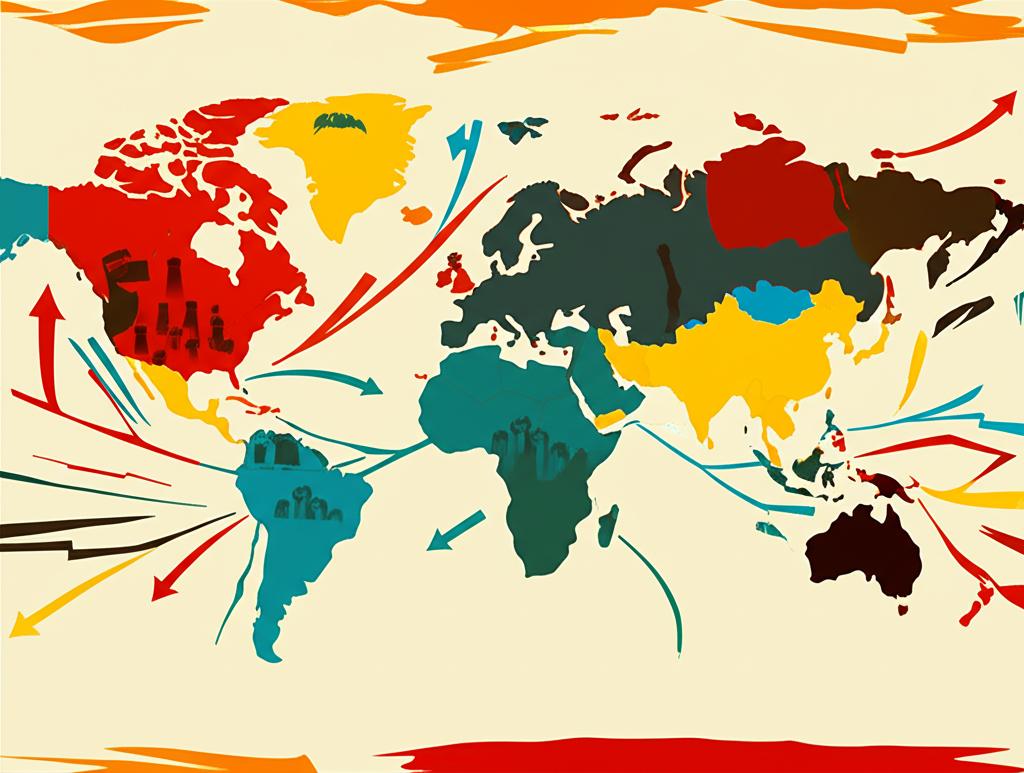 美國與俄羅斯領導人進行會晤，討論國際政治局勢。