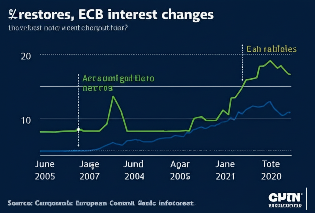 描繪數位歐元或區塊鏈技術概念的圖像