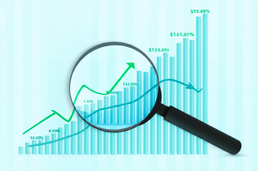 一個紅色「特價」標誌醒目地顯示在股票市場行情板上，背景是模糊的焦慮投資者，象徵基金限購或限制申購。