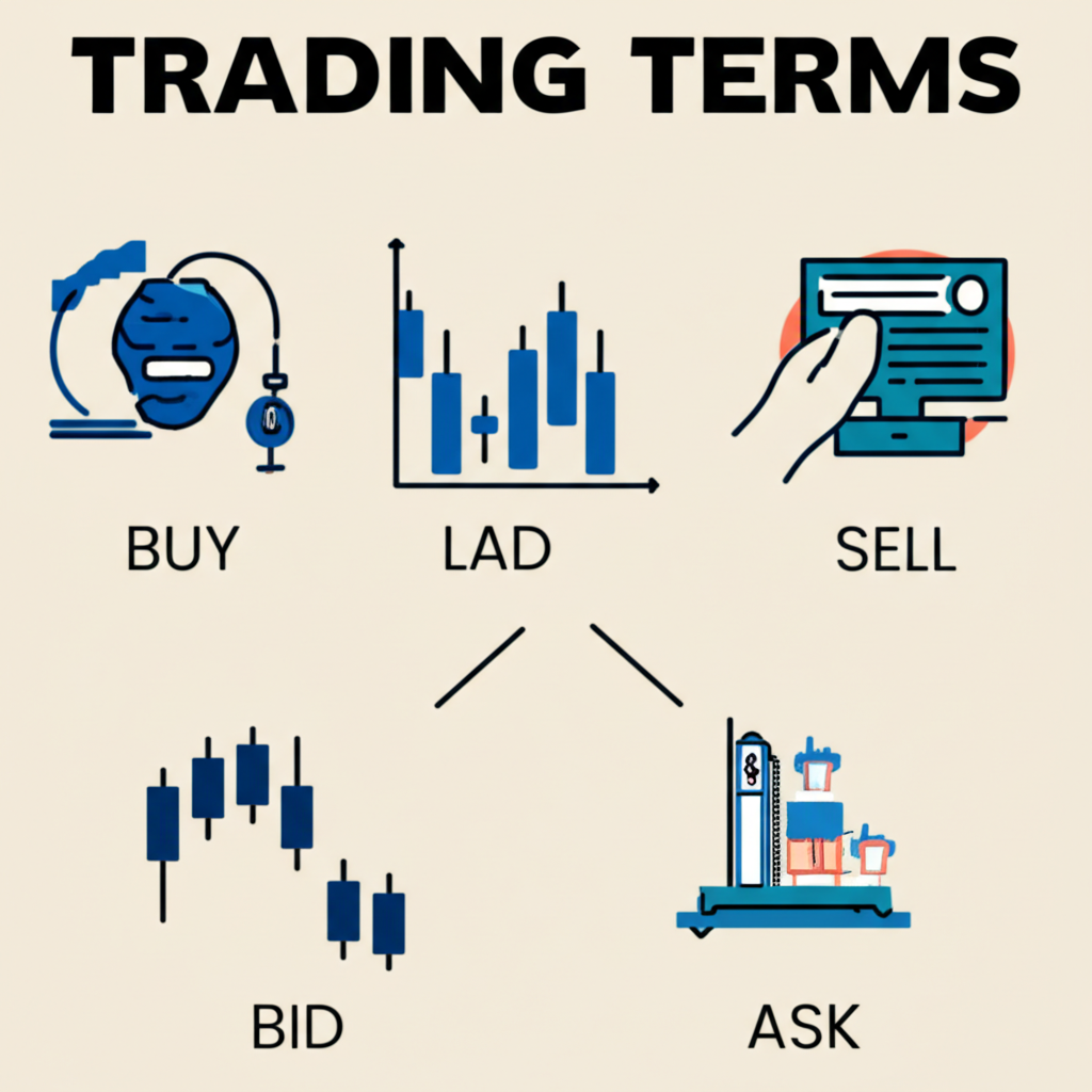 顯示高度波動的金融市場趨勢圖。