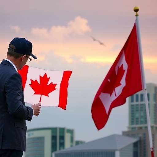 加拿大經濟與貿易挑戰的示意圖