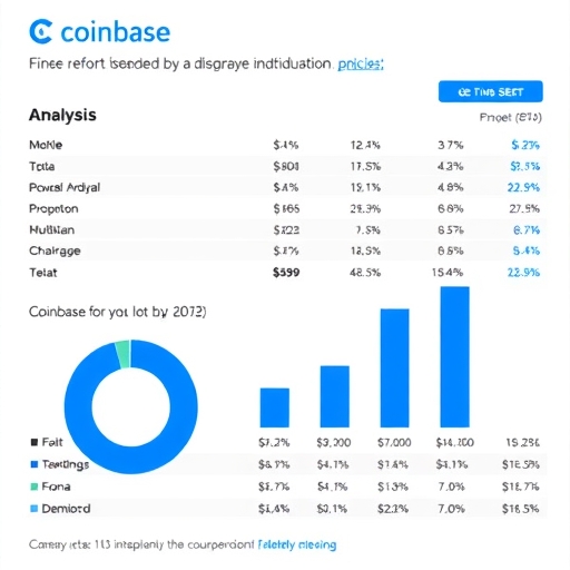 一份與加密貨幣財務報告相關的數據顯示