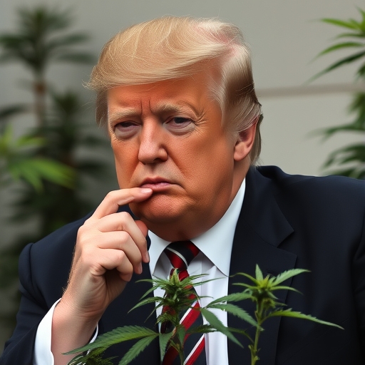 唐納·川普正在思考大麻政策議題