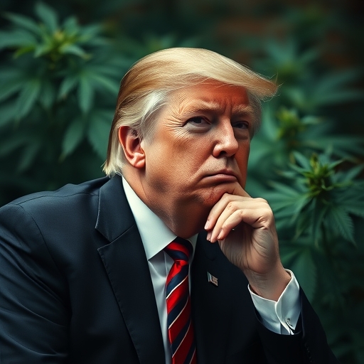 唐納·川普正在思考大麻政策議題