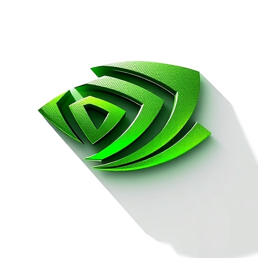 未來風格的Nvidia標誌