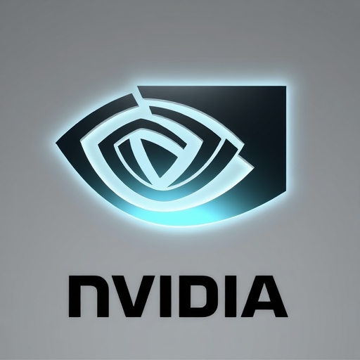 未來風格的Nvidia標誌