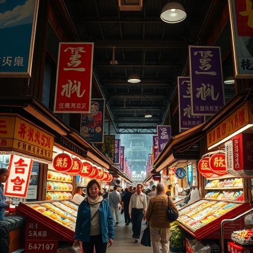 反映複雜市場氛圍的圖像。