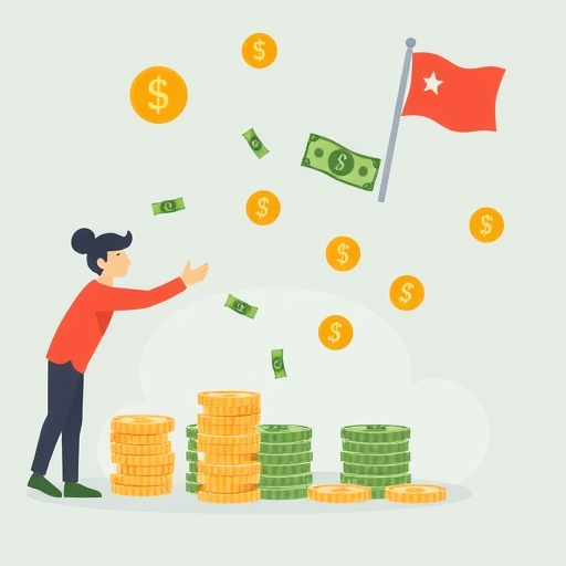 貨幣匯率變動的示意圖