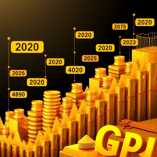 黃金長期投資效益與波動性分析圖