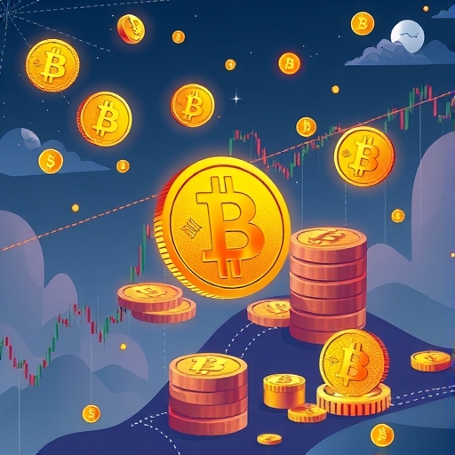 加密貨幣交易的插圖