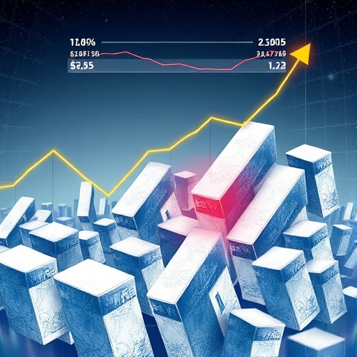 白銀價格上升的插圖