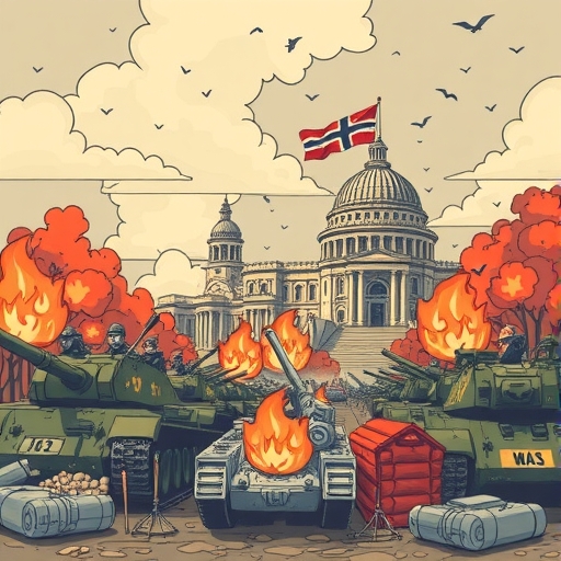 地緣政治影響下全球經濟的動盪。