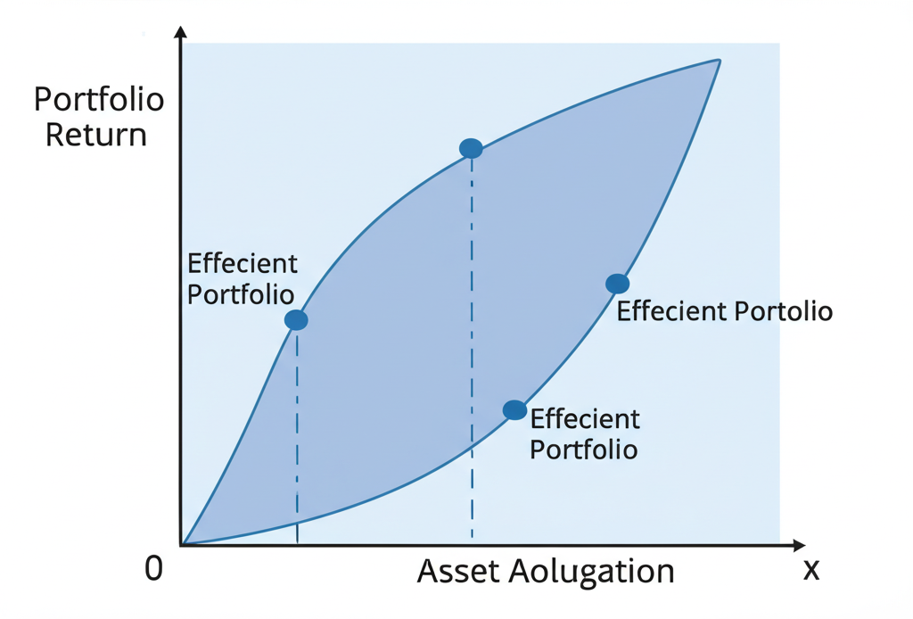 顯示長期增長趨勢的金融圖表