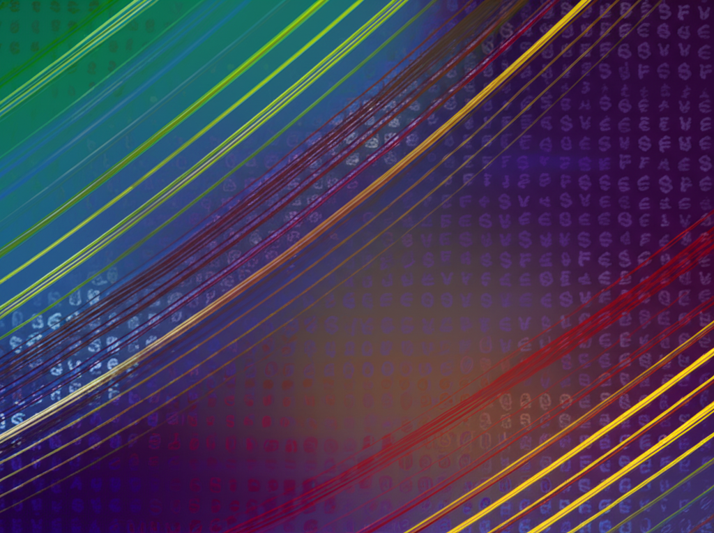 多種貨幣符號圍繞著地球,象徵多元貨幣配置