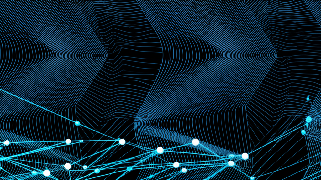 一位專業交易員在現代金融辦公室中,專注於多個螢幕上的股票圖表與市場數據。