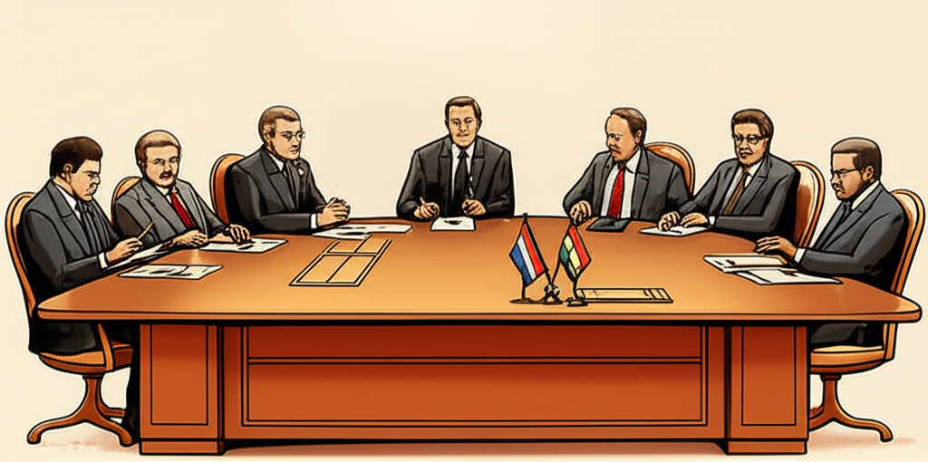 大型原油儲存槽與提煉廠，象徵全球原油供應。