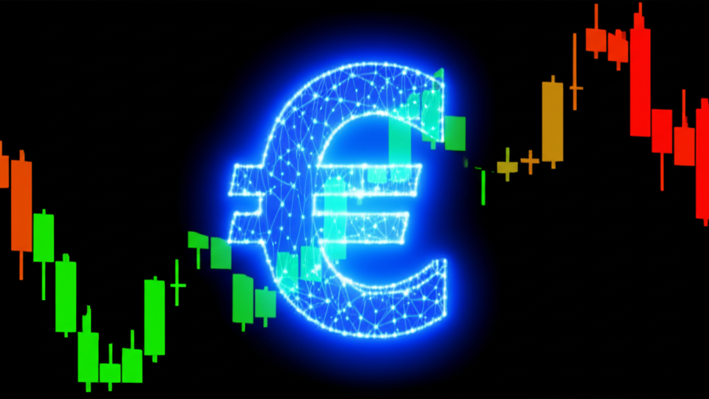 歐元區地圖或象徵多樣經濟體的圖像