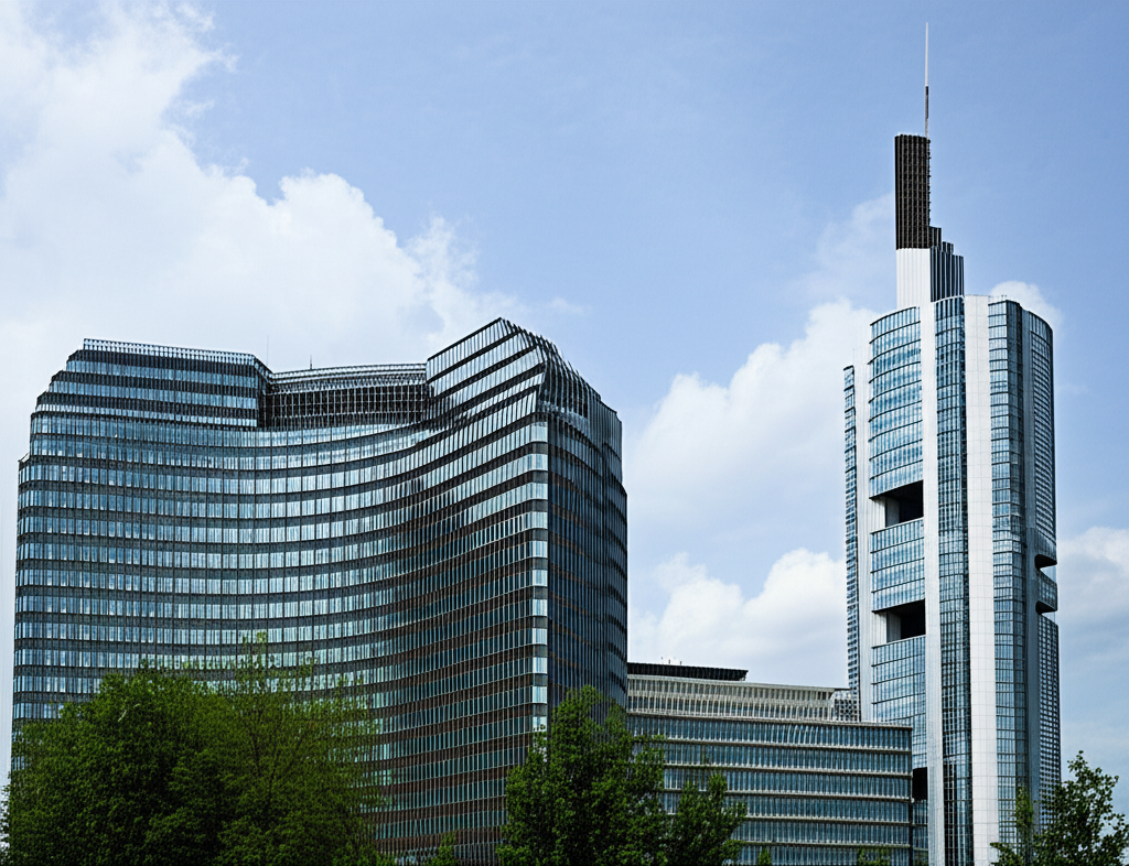 歐洲中央銀行總部建築或其標誌