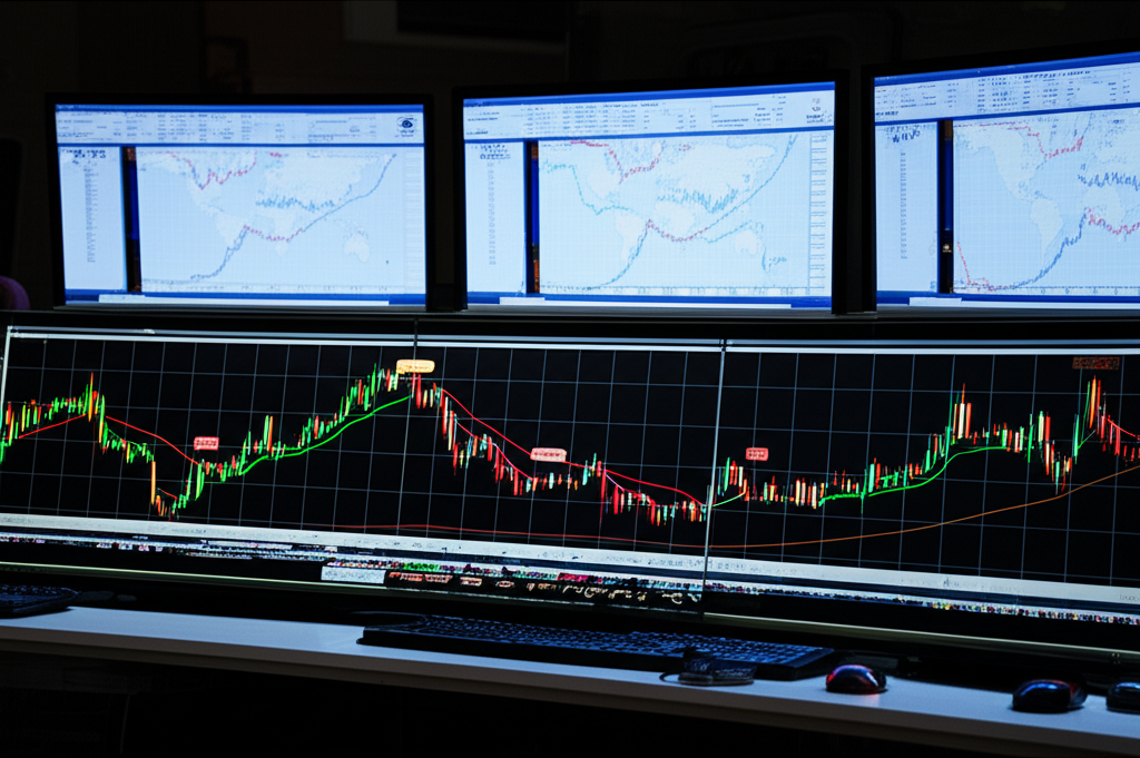 交易者使用外匯交易App畫面