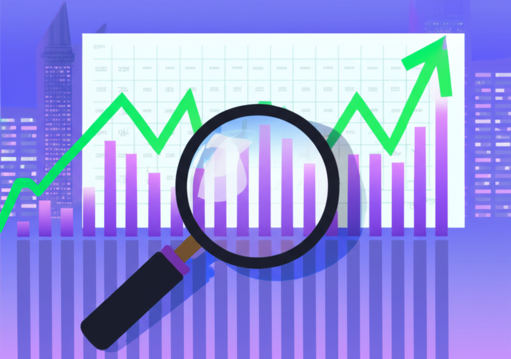 股市分析概念插圖