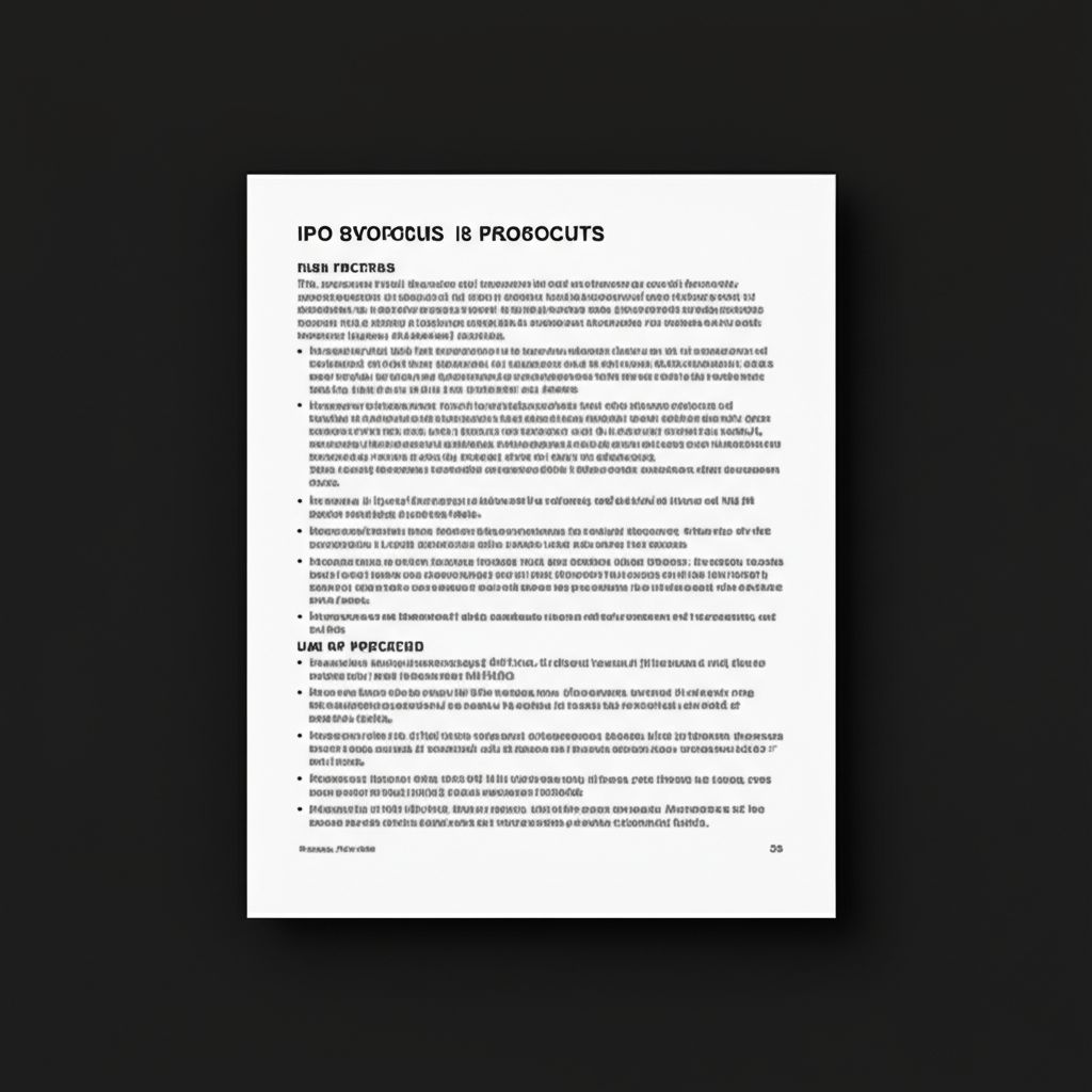 一張圖表顯示公司首次公開募股（IPO）後的股價波動，初期飆升後跌破發行價，說明「破發」現象。