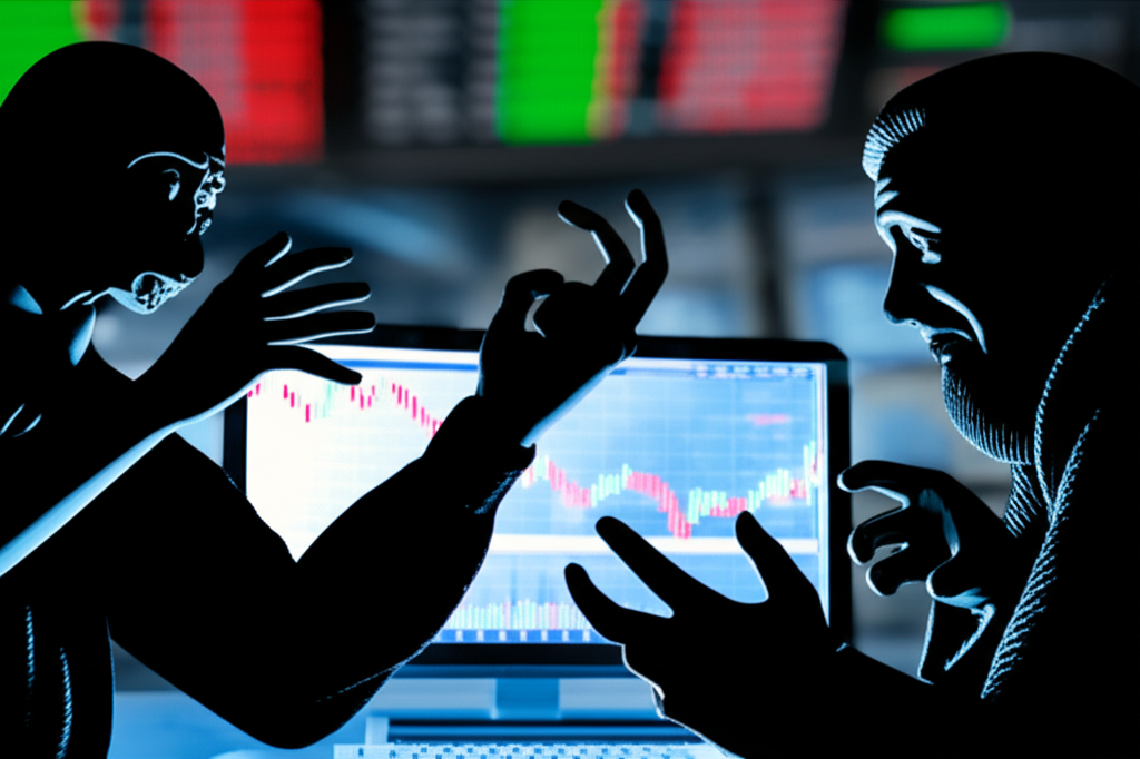 交易中恐懼與貪婪的心理視覺呈現