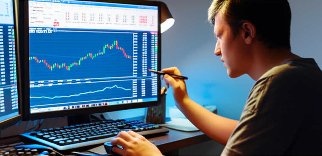 代表智能交易系統 (EA) 的機器人與程式碼,象徵自動化交易