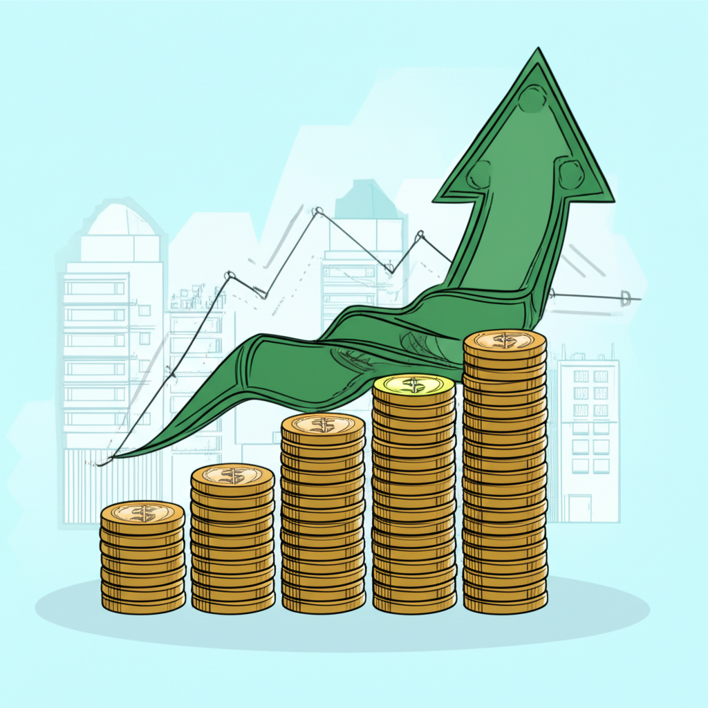 一位投資者正在仔細分析財務報表,專注於現金流量數據。