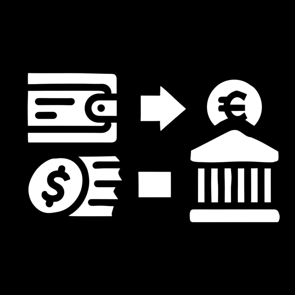 帳戶間資金轉移示意圖