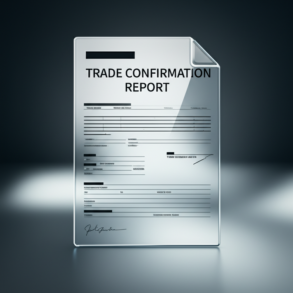 透明交易確認報告示意圖