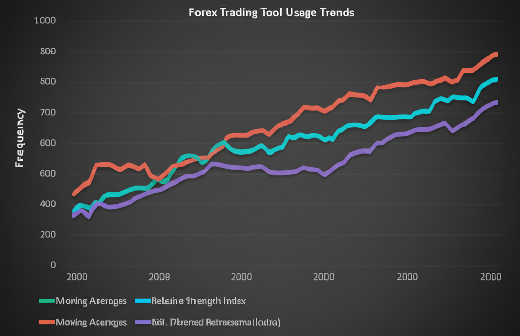 外匯交易分析工具示意圖，展示平台內建的市場情緒與關聯性矩陣功能介面