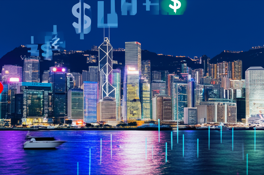 Hong Kong forex trading illustration