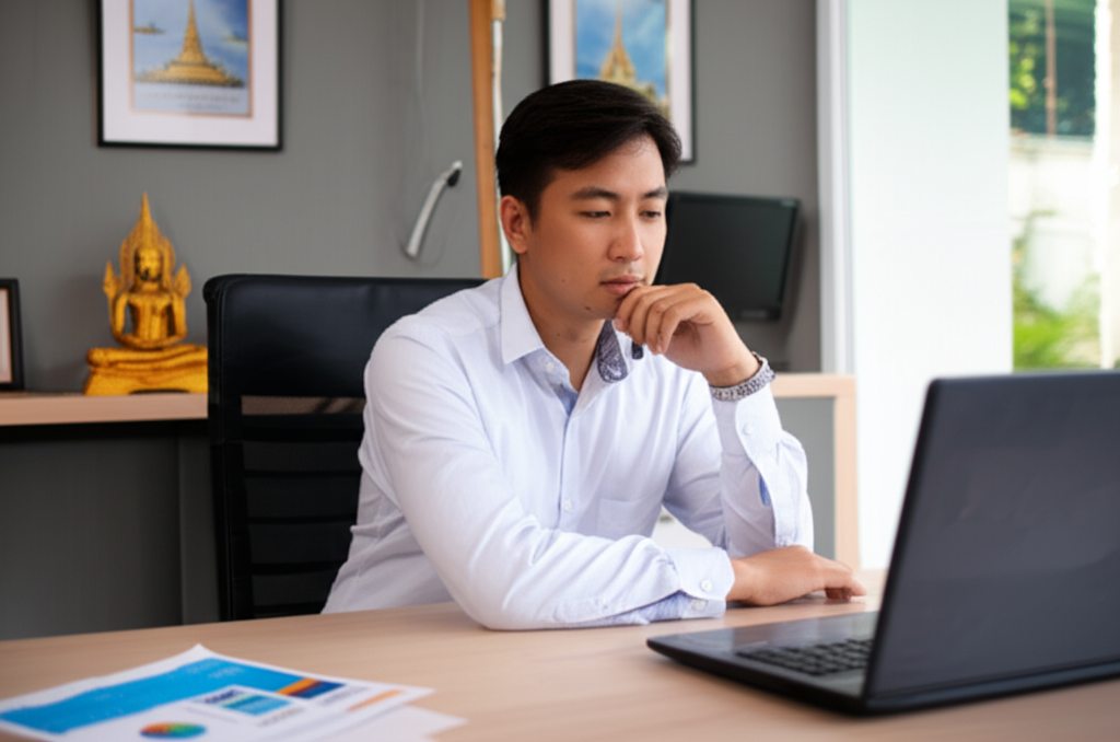 Thailand investor choosing broker