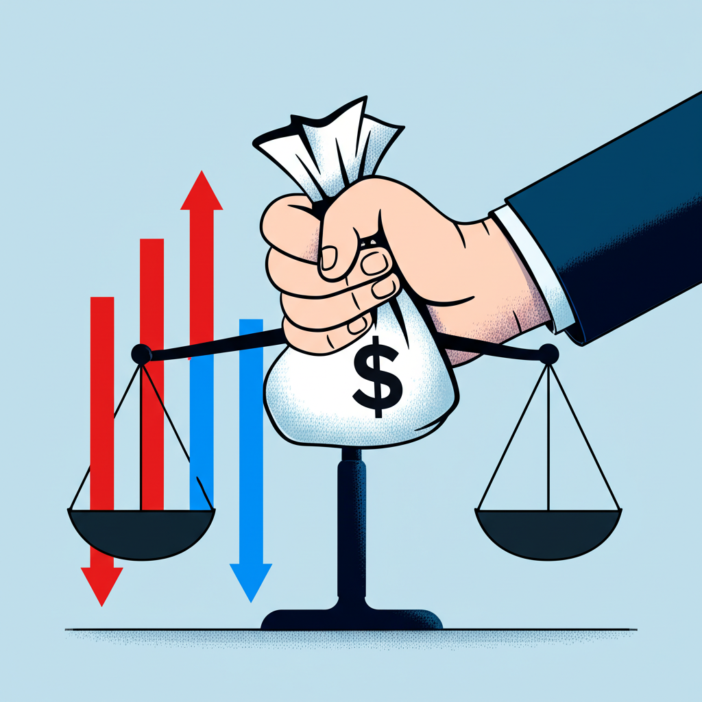 擠壓貨幣供應以降低通貨膨脹,價格箭頭冷卻並恢復平衡