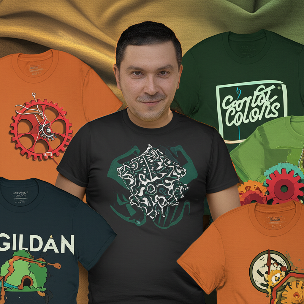 Gildan's strategic acquisition of Comfort Colors, showcasing a powerful supply chain for high-quality blank T-shirts enabling custom printers and designers to focus on creative designs and brand identity