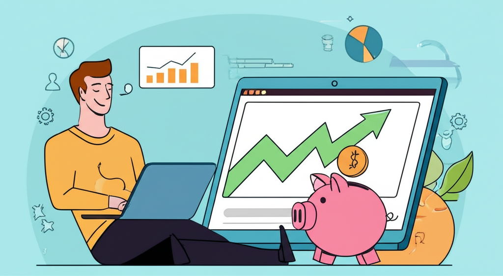 長期投資者觀察投資組合成長,同時從借出股票中獲得被動收入的資金流