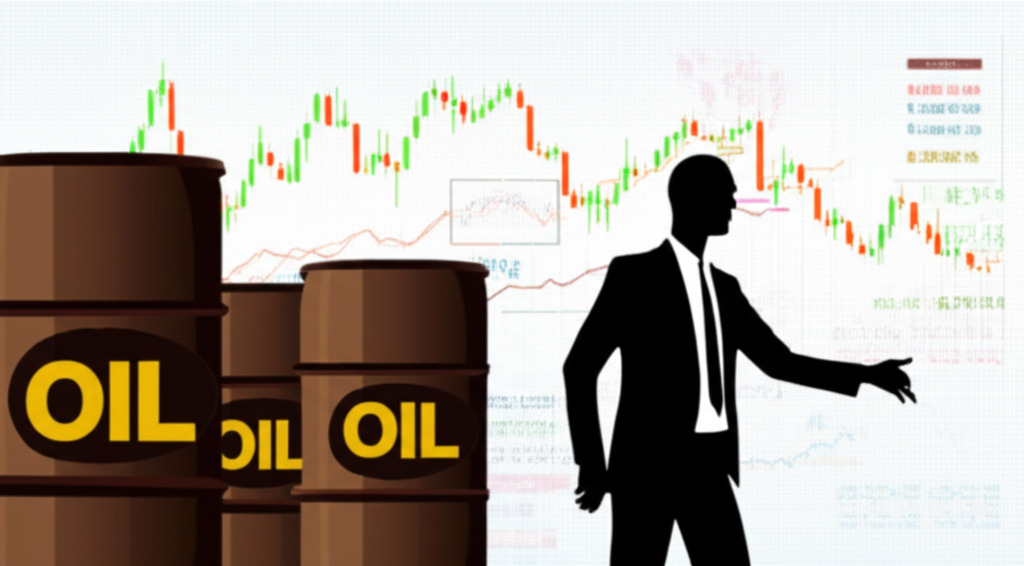 原油期貨市場波動與風險管理圖示